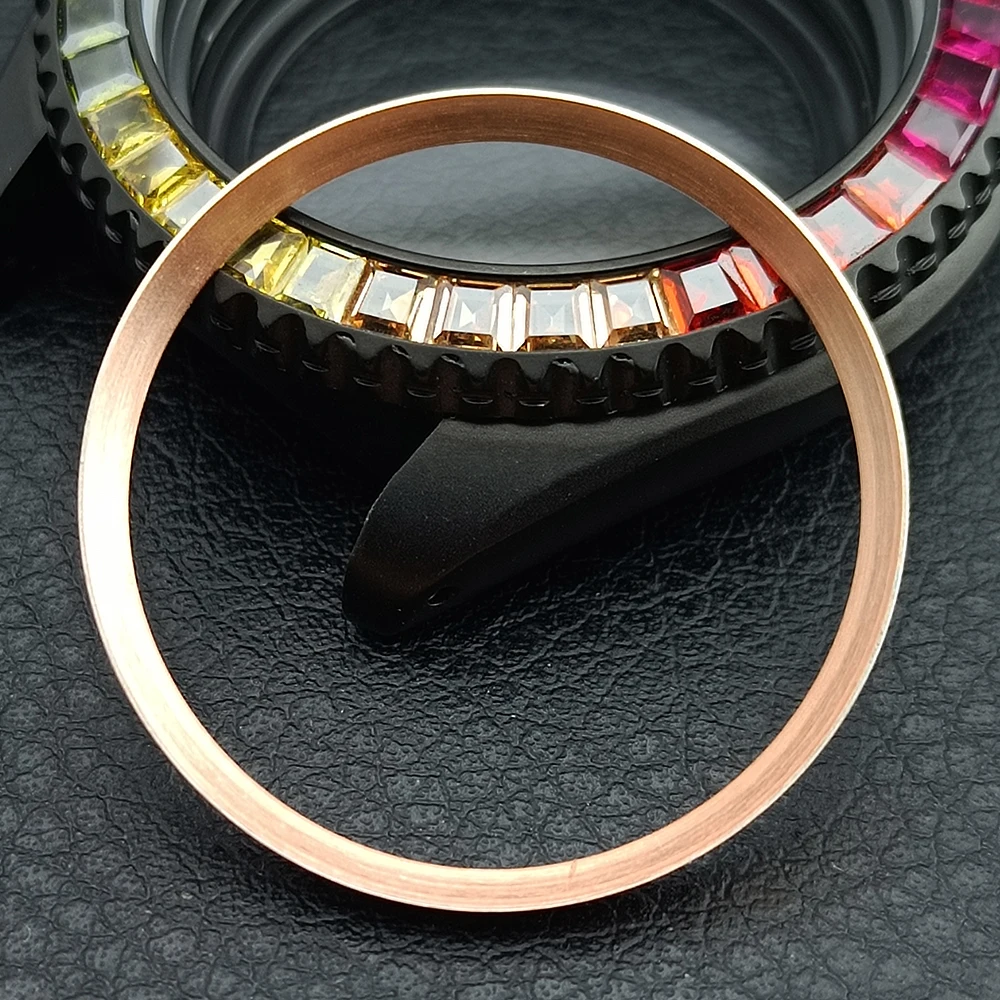 Copper Chapter Ring with Polished Inner Ring - 30.3 x 27.3mm Watch Accessory