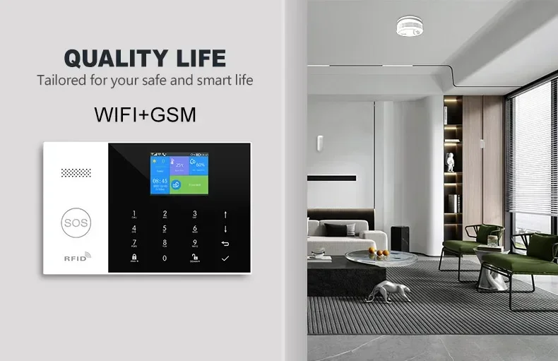 PG105 Wireless Home Alarm System