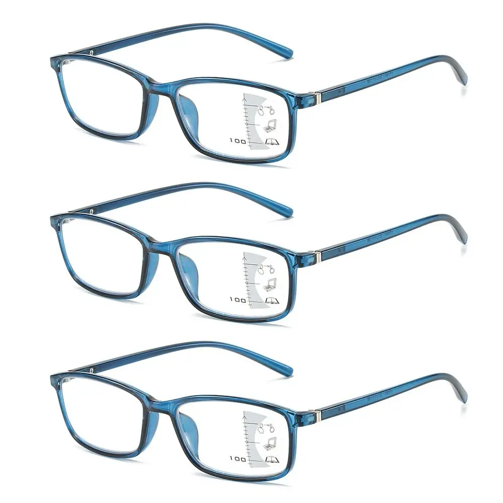 Progressive Multifocal Reading Glasses Anti-Blue Light Computer Glasses Eye Protection Ultra Light Eyeglasses For Men Women