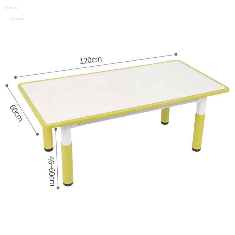 Children Tables Kindergarten Learning Table and Chair Can Lift Plastic Desks Home Can Write and Graffiti Table Painting Tables C