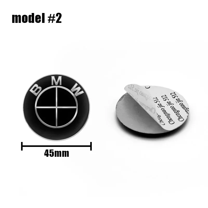 Premium Car Styling Logo Steering Wheel Center Badge Sticker Emblem