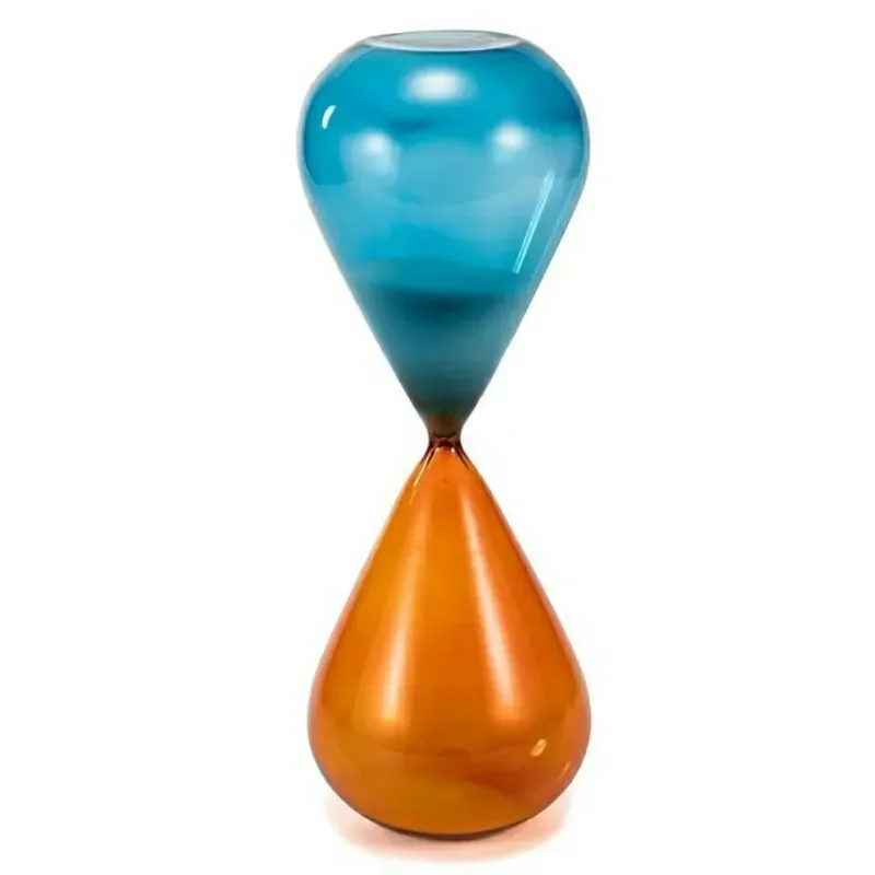 Two-color Hourglass Timer, Home Decor, Desk Living Room Decoration, Kitchen Tools, Glass Crafts Gifts, Sand Timer 5/15/30/60 Min