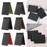 Business Sollid Thin Wallet Credit Card Men Wallet Bifold Money Clip ID Card Holder Short Skin Purses 1