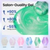 MIZHSE 6Pcs/Set Pearl Swirl Gel Nail Polish Set 7ML Shell Thread Nail Kits UV Led Semi Permanent Gel Soak Off Vernis 2