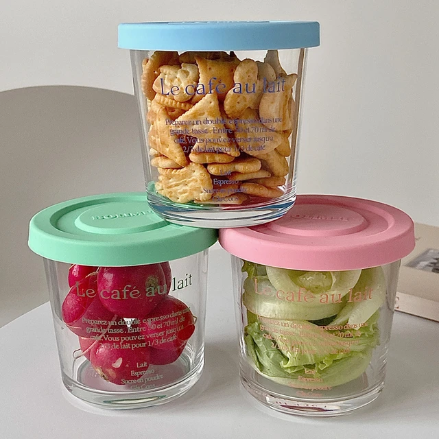 Glass Containers Lids Food Storage  Glass Storage Containers Kitchen -  Small - Aliexpress