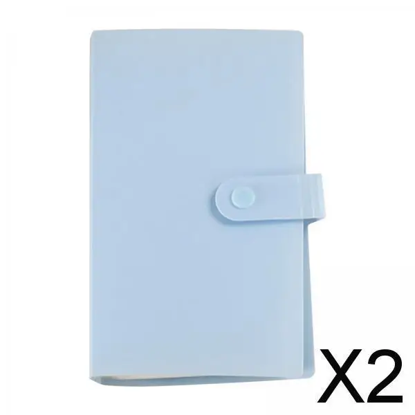 

2xCards Albums Folder Card Sleeves for Bank Cards Business Cards Credit Cards