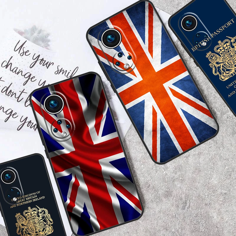 Union Jack British England Uk Flag For Honor 90 Lite 50 70 Magic 6 5 Pro Custodia Per Honor X9B X8B X7A X6A X9 X7 X8 X8A X9A Cover