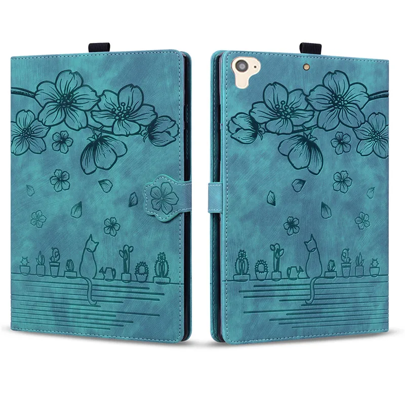 Flor Carteira Tablet Funda Para iPad 10.2