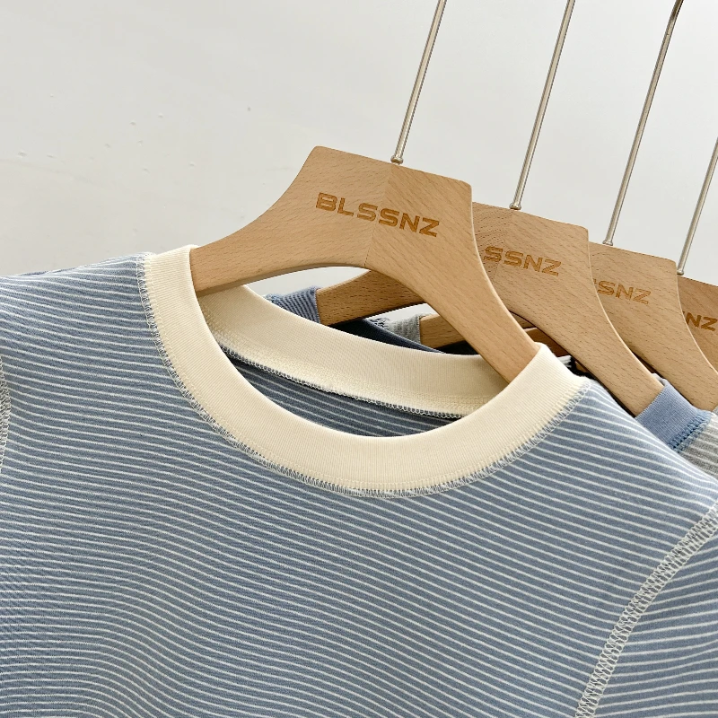 AOSSVIAO 2025 الصيف المشارب كتلة اللون تي شيرت س الرقبة سليم صالح قصيرة الأكمام المحملة للنساء الكورية نمط بسيط قاعدة طبقة علوية 5