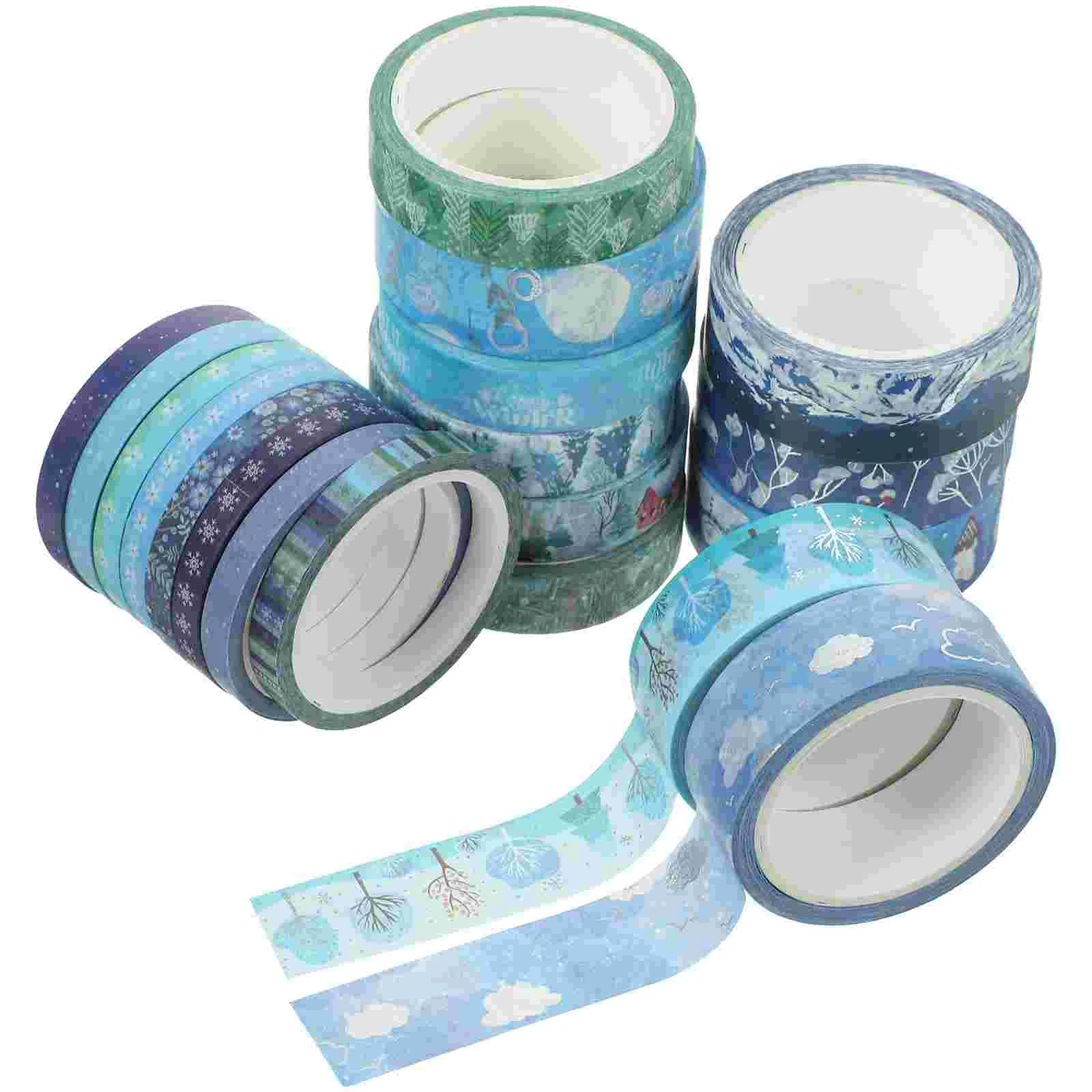 

Christmas Washi Tapes Winter Holiday Xmas Foil Masking Tapes Scrapbook Journal Diy Craft Gift Wrapping