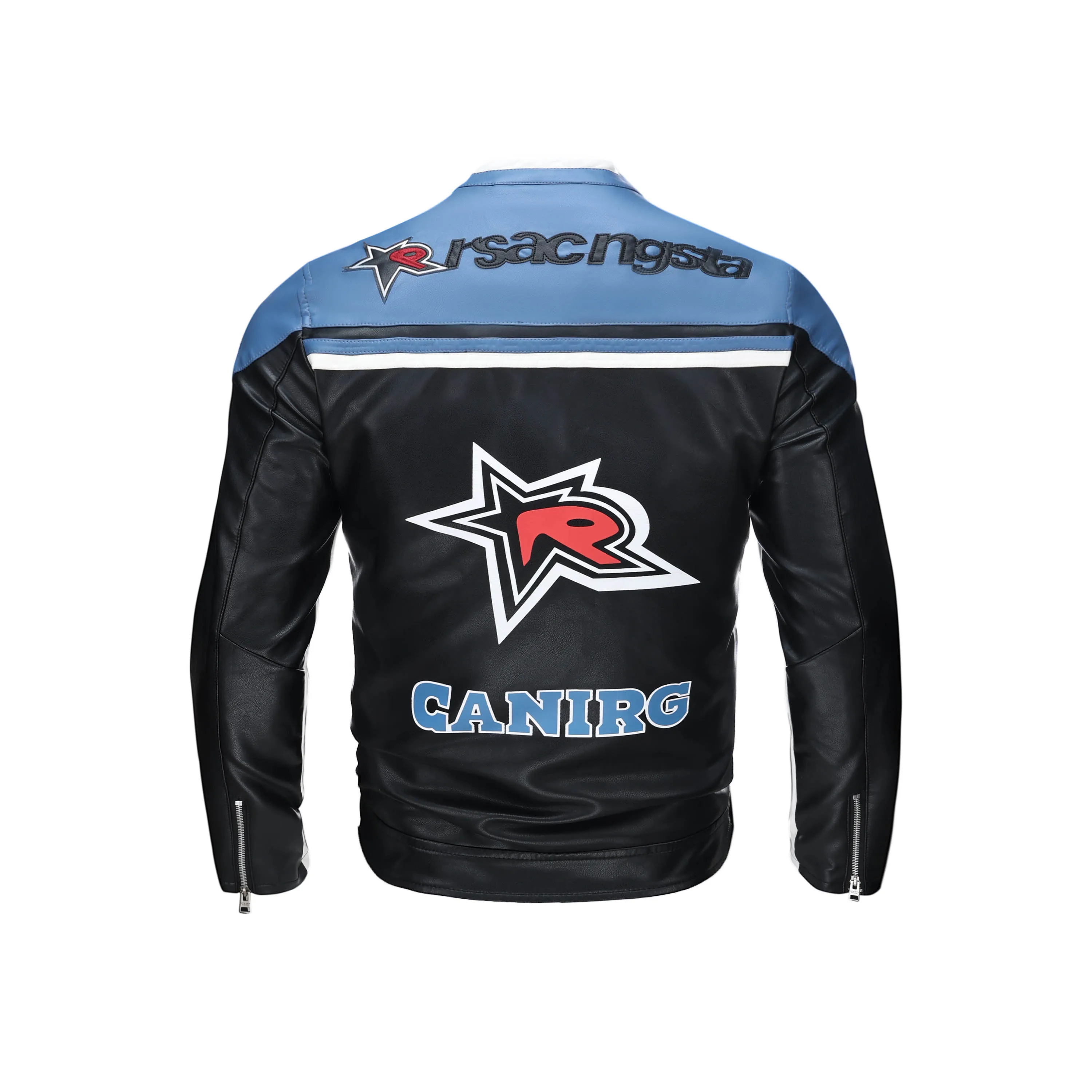 Herren Lederjacken Herbst Casual Motorrad PU Jacke Biker Ledermäntel Markenkleidung EU-Größe – Detail 8
