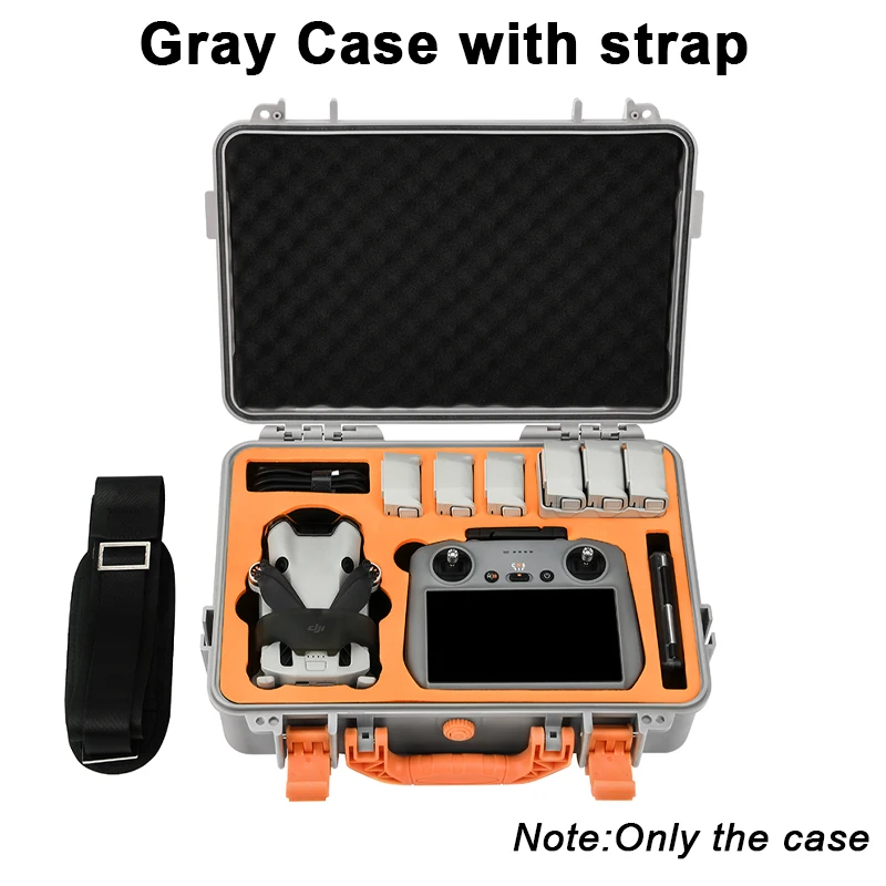 Storage Case Portable Suitcase Hard Case Explosion-proof Carrying Box for DJI Mini 4 PRO DJI RC 2 Controller Accessories
