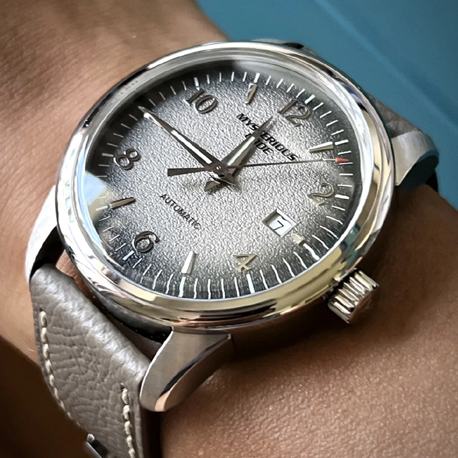 

PT5000 Dress Watches Automatic Watch Men Luxury Business Mechanical Wristwatches 42mm Dome Sapphire Glass Clocks Mysterious Code