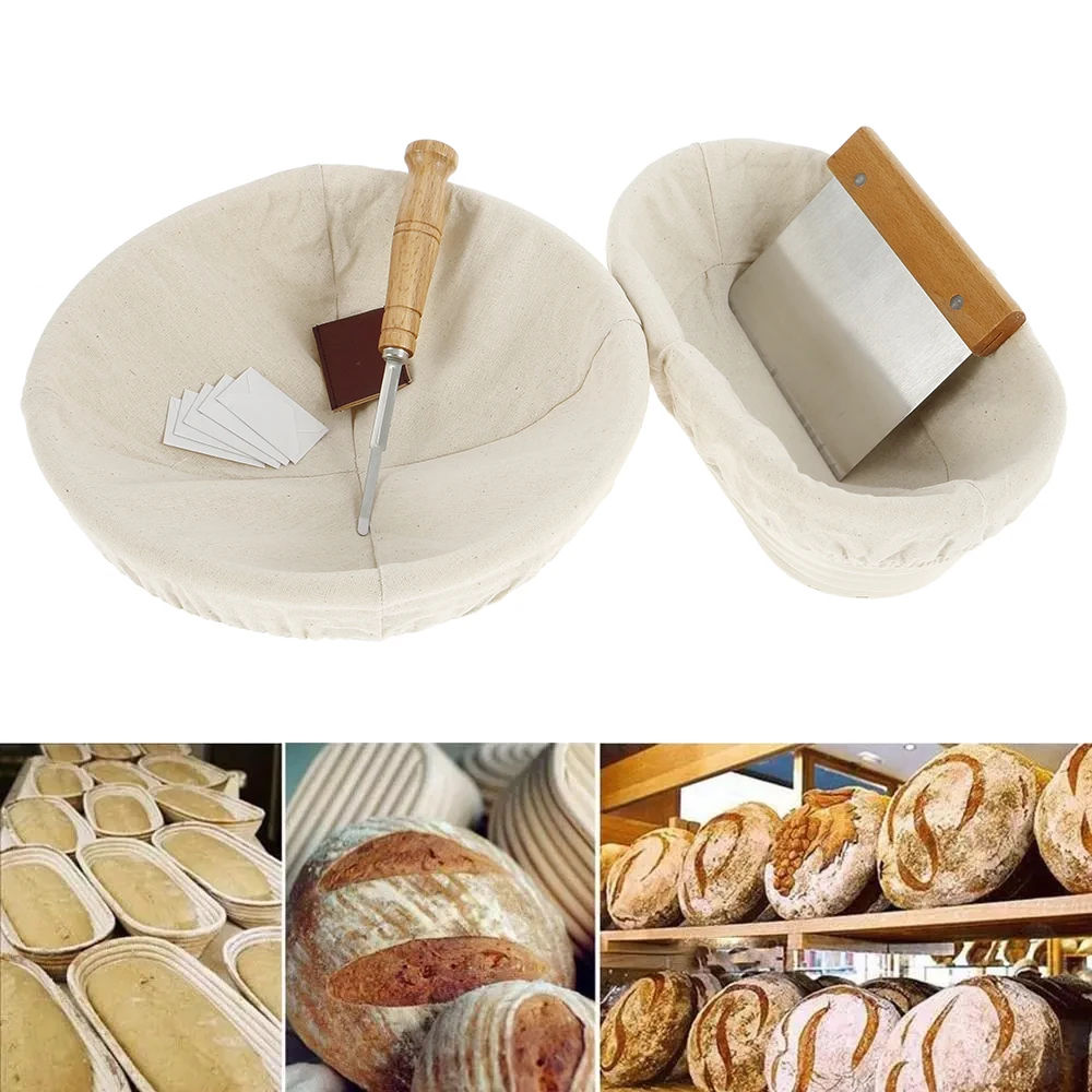 Set of 2 Bread Proofing Basket