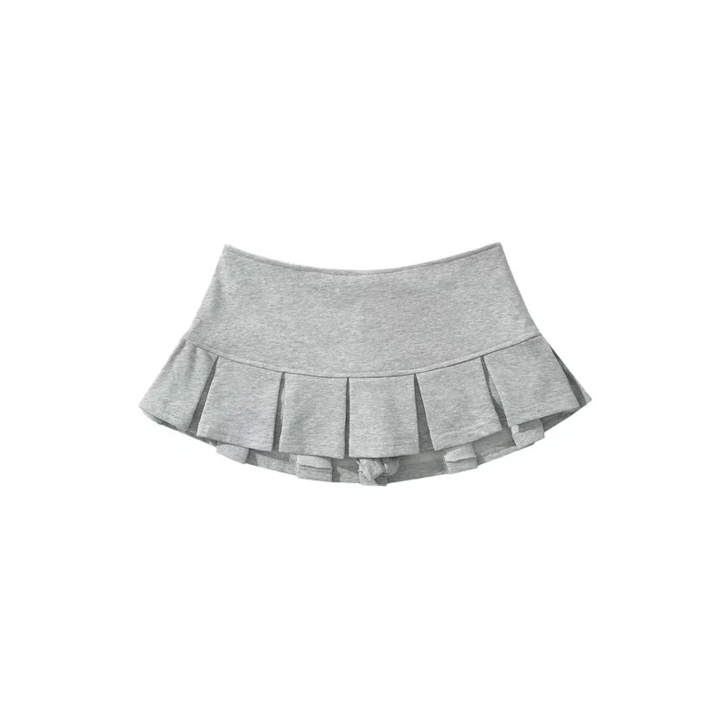 ★ GLOWNY★ G CLASSIC MINI SKIRT GRAY GY23CLASK002 ☆ GLOWNY☆ G CLASSIC MINI SKIRT GRAY GY23CLASK002 G CLASSIC
