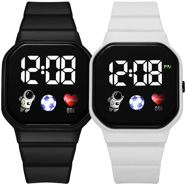 Orologio sportivo intelligente per bambini orologio digitale a Led  Smartwatch impermeabile per bambini cardiofrequenzimetro Fitness Tracker  Watch Boy and Girl - AliExpress