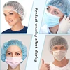 100 PCS Disposable Mop Mob Bouffant Caps 21 inch Non-Woven Clip Hair Head Cover Net for Beauty Food Salon Cooking Hairnets Caps 6