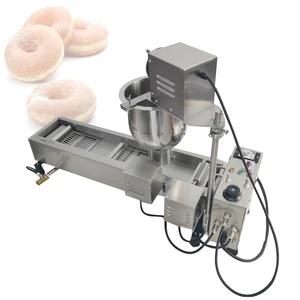 Single Row Automatic Doughnut Machine Commercial Electric Donut Machine Fryer Maker Circle Doughnut Maker