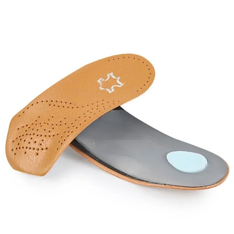 Shoe insoles sport insoles orthopedic insoles sport orthopedic insoles sports insoles Orthopedic Half Insole Arch Support Shoes Insoles for Feet Plantar Fasciitis Shoe Pads Quality Cowhide Comfort Inserts Cushion