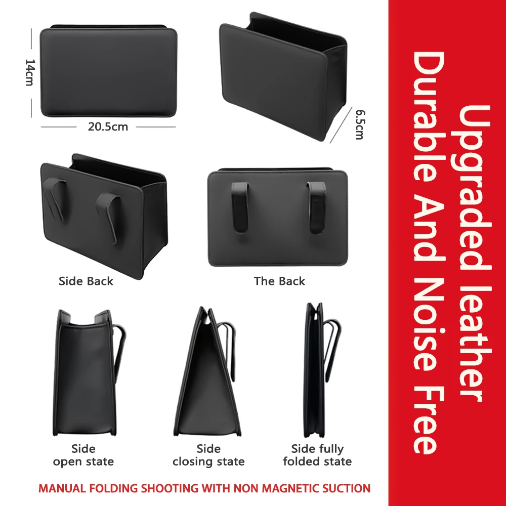 Car Trash Can Car Door Storage Box Foldable Seat Back Hanging Storage Bag Box accessories Interior Products car trash can,car storage bag