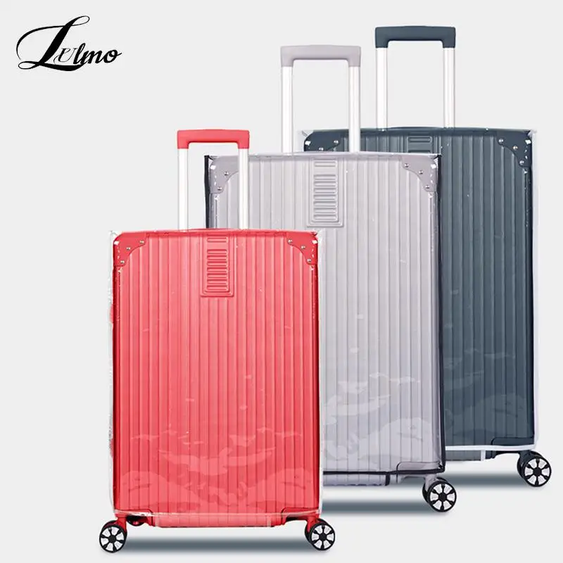 

Transparent Waterproof PVC Trolley Suitcase Cover Dustproof Protective Cover Travel Case Accessories 18-28inch