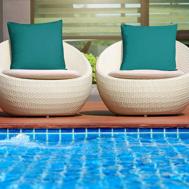 Coussins imperméables pour chaises de jardin - Vert