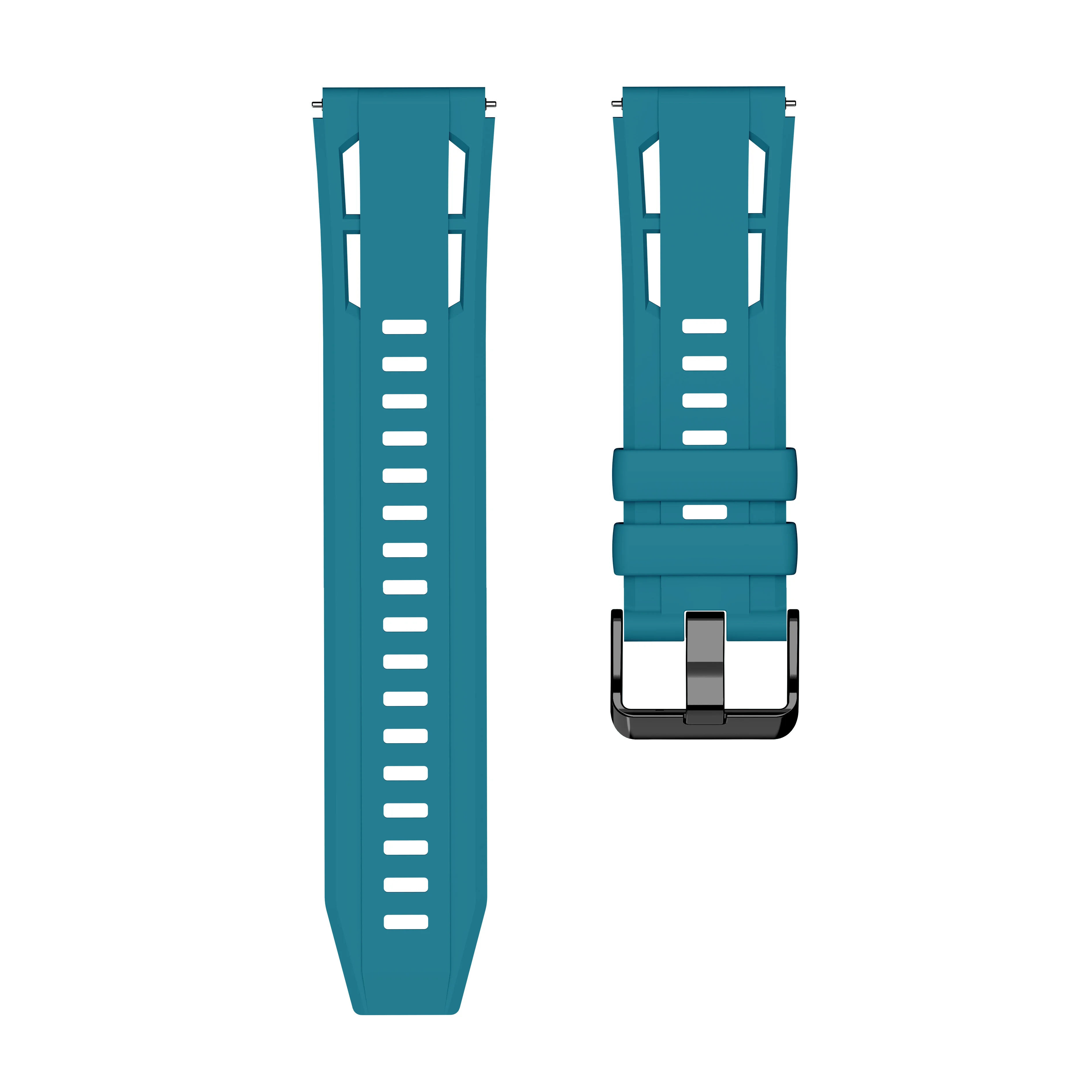 Breathable Soft Silicone Watch Strap - 22mm