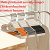 Non-slip Plastic Clothes Hangers Household Multifunctional Hanging Wet and Dry Clothes Hangers Storage Drying Coat Rack 42cm 1