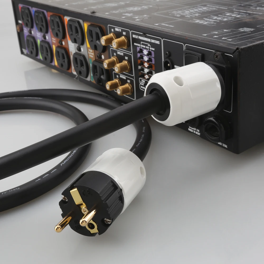 Cabo de Alimentação Linha com Oyaide P320e Schuko Plug ue ac Hifi 314ag Venda Quente - Image 6