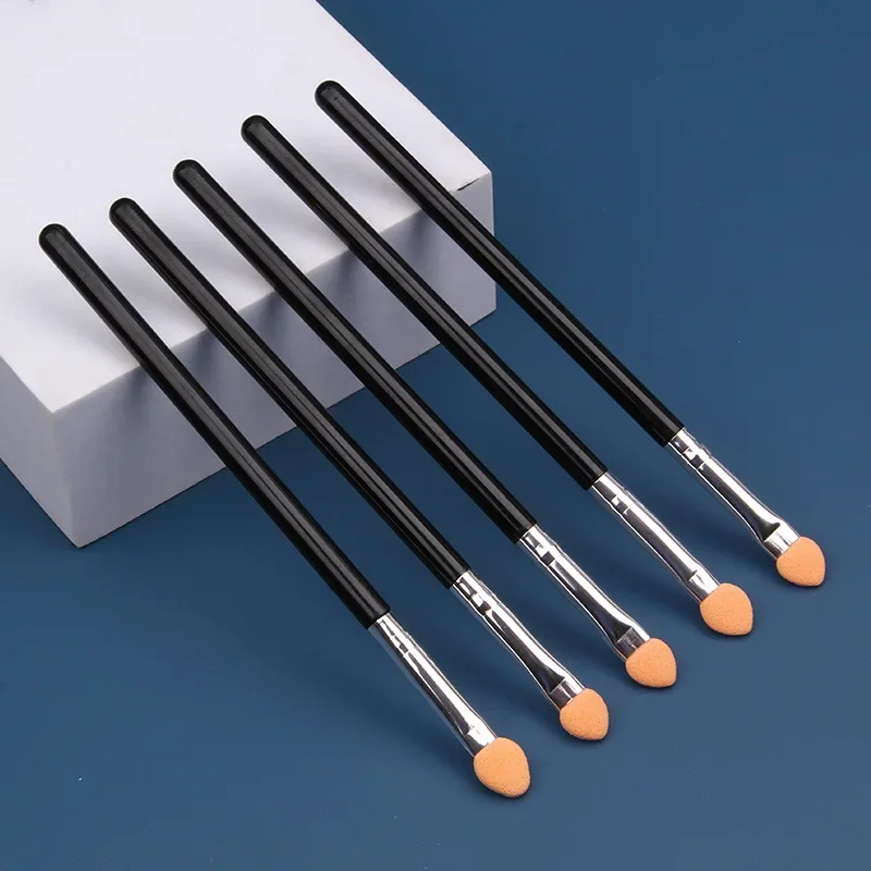 Eye Shadow Brush Makeup Dual Sided Sponge Nylon Set 1/5/10PC for Cosmetic Applicator Makeup