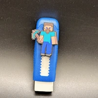 New model Minecraft  Eraser Stationery Cute Erasers for Writing Drawing 3
