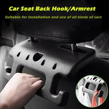 Gancio Multifunzione per Sedile Auto, Supporto Bilanciato in ABS Durevole, Bracciolo per Veicoli, Barra di Sostegno per Auto, Accessori Interni per Auto