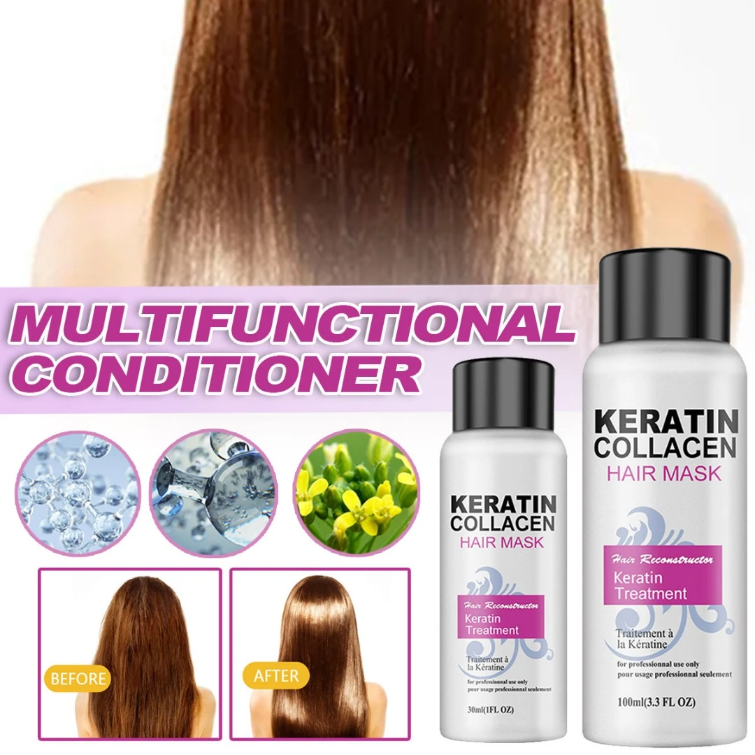 1 Pc 30/100ml Keratin Collagen Hair Mask Hair Treatment Conditioner Nourish  Smooth Soft Repairs Damage Root Hair Scalp Treatment - Hair & Scalp  Treatments - AliExpress