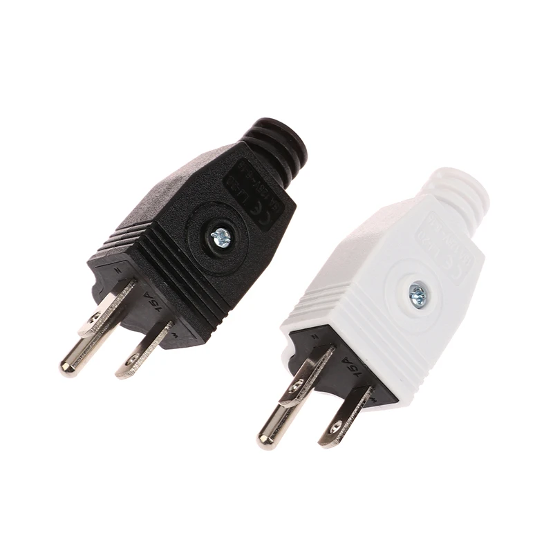 American Detachable Plug 15A AC Electrical Power Male Plug Adaptor Adapter Wire Rewireable Extension Cord Connector plug adapter