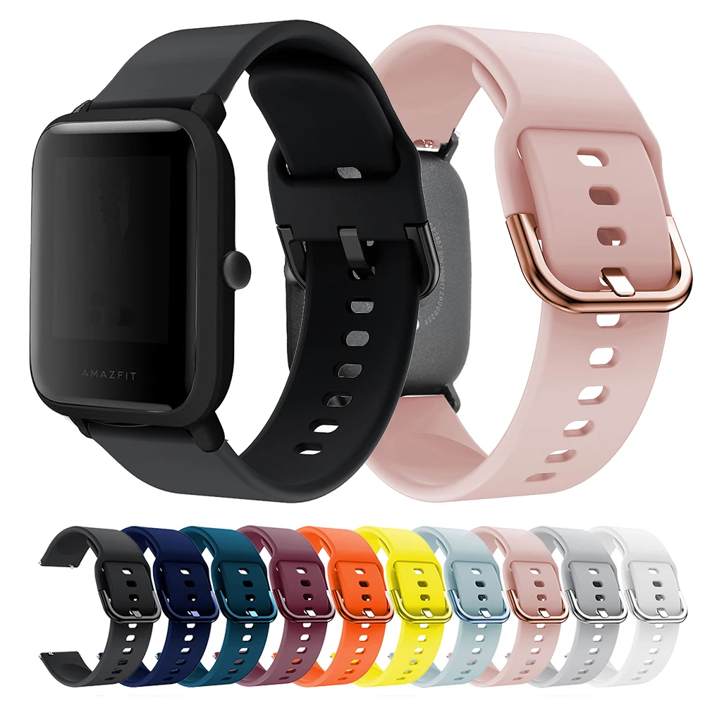 Versatile Silicone Watch Band - 20mm/22mm Adjustable Strap