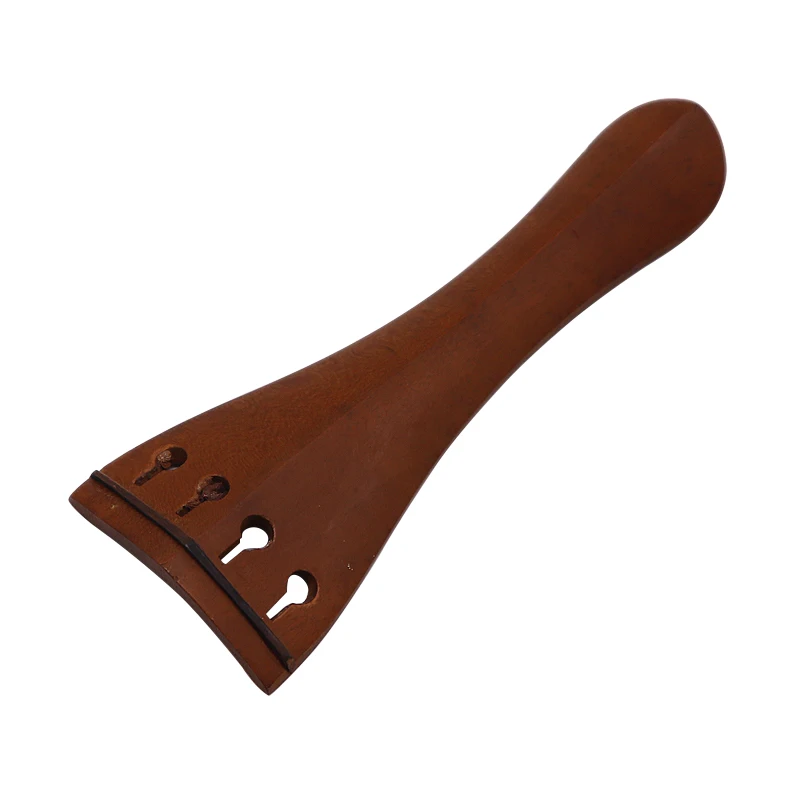 4/4-3/4 Brown Jujube Wood Violin Fine Tuner Tailpiece Big with Tail Rope Violin jujube board Pull the string board kit