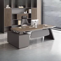 Luxury Executive Desk Storage Drawers Modern Decoration Office Table Furniture Room Gaming Computer Height Horizontally Biurko