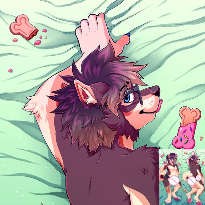 Dakimakura Anime Furry Orcus Sandra (roanoak) Pillowcase Double-sided Print Hugging Bedding Body Pillow Cover Case Dropshipping