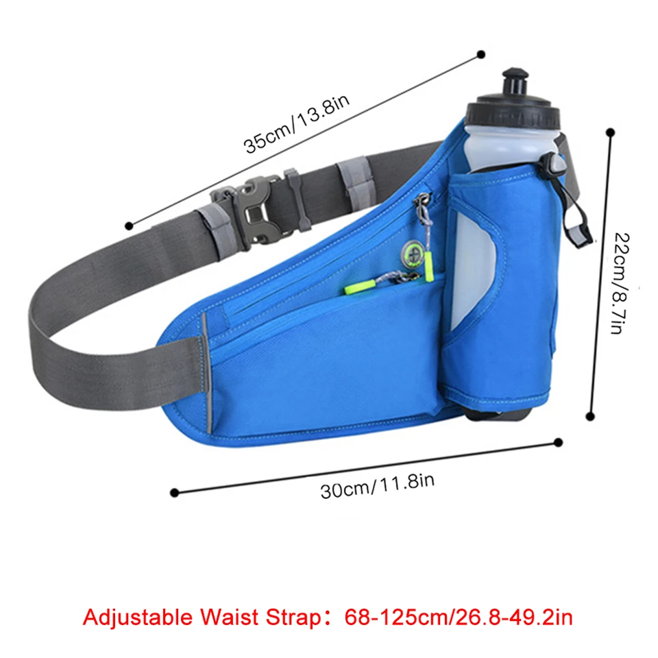 Marsupio Quadra Unisex – Cintura Portadenaro Grande Zip Per Viaggi, Vacanze, Uomo E Donna