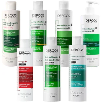 Vichy DERCOS Shampoo Antiforfora e Antiprurito Rinfrescante Nutriente Volumizzante Lenitivo per Cuoio Capelluto Danneggiato e Capelli Danneggiati
