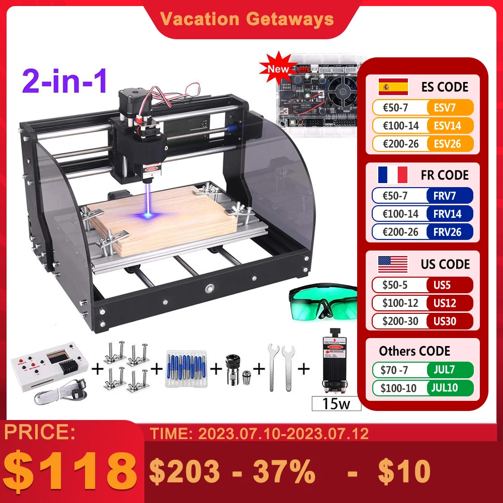 Sonde Tactile Z Pour CNC 3018Pro (Grbl) - Plaque De Réglage D'outil Pour Fraiseuse à Commande Numérique - Neuf