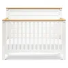 4-in-1 Convertible Crib in Light Sage and Honey, GREENGUARD Gold Certified 5