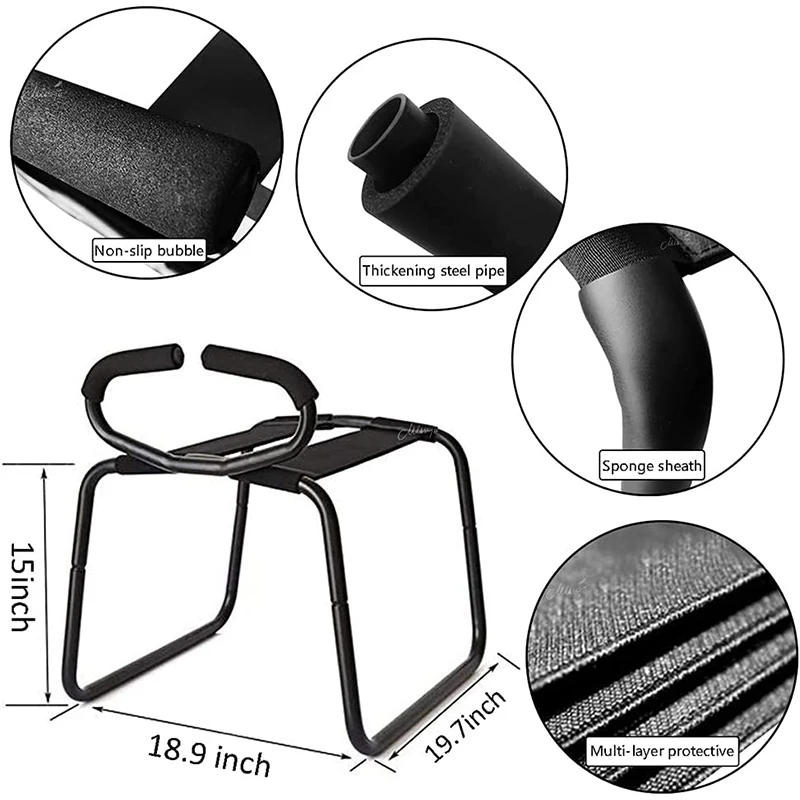 Exotic Multifunctional Weightless Elastic Stool Tools Folding Chair Bedroom Couples Bed Love Portable Bouncer Detachable Night images - 6