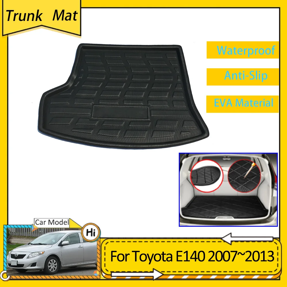 

Car Trunk Mat For Toyota Corolla E140 E150 MK10 2007~2013 Accessories Cargo Boot Pad Protective EVA Waterproof Carpet Liner