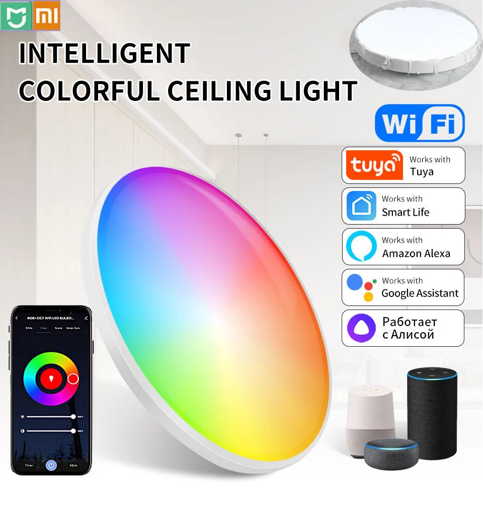 Amazon Xiaomi Yeelight Compatible Google Home Yeelight Smart LED
