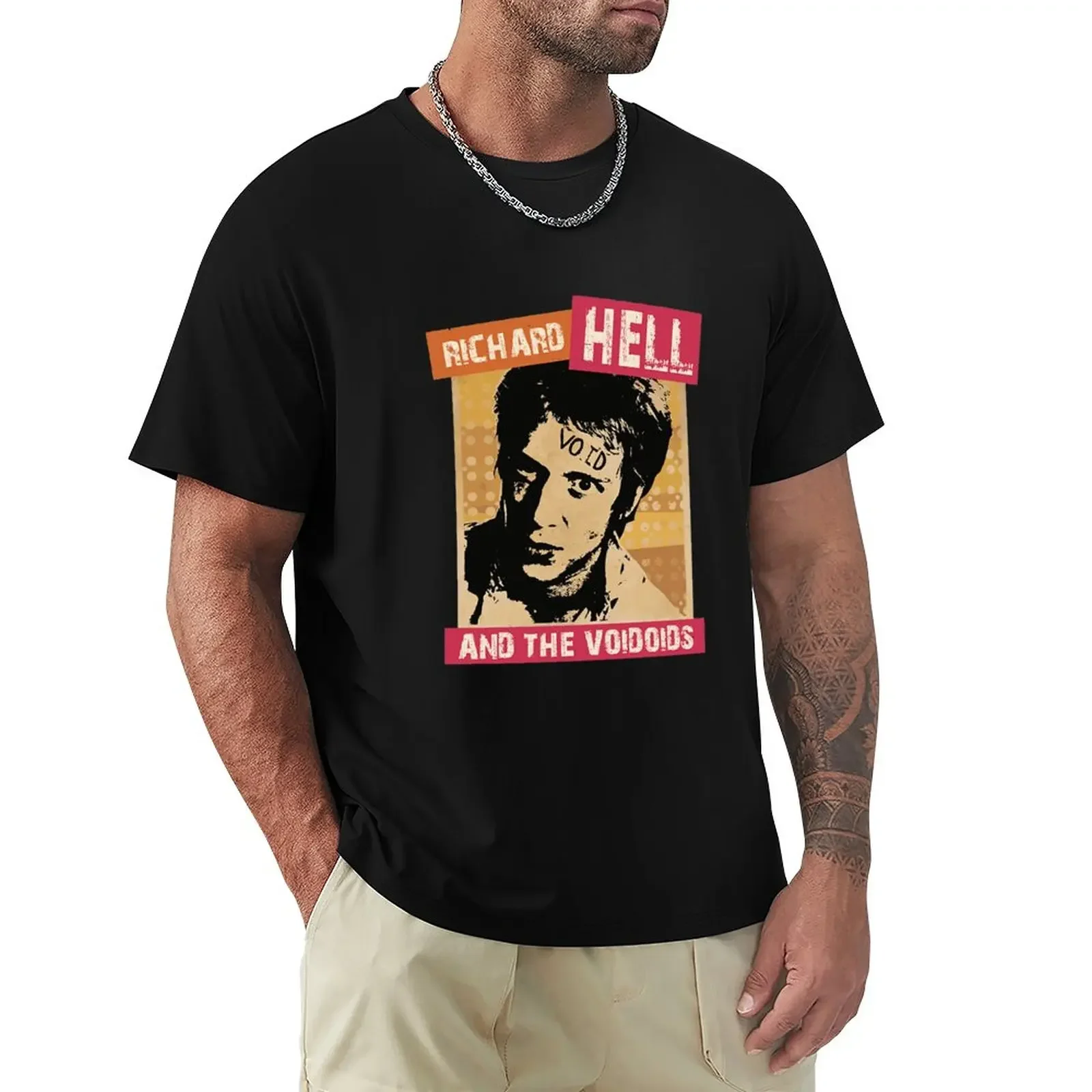 

Richard Hell and The Voidoids band T-Shirt vintage summer clothes summer tops vintage clothes mens t shirts casual stylish