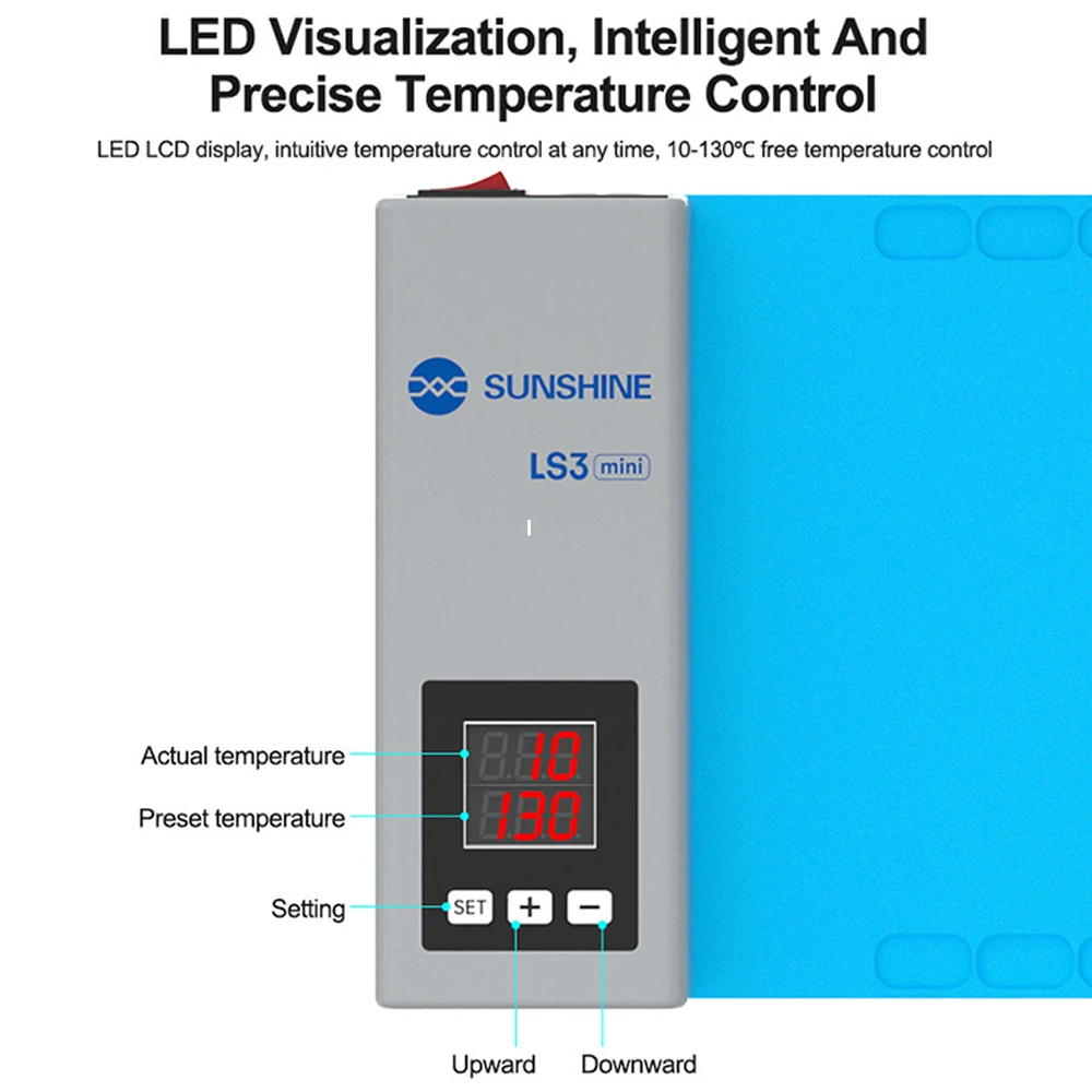 LCD Screen Separator SUNSHINE LS3-Mini Heating Table Separation Pad for Mobile Phone and Tablet Repair Screen Disassembly Tool