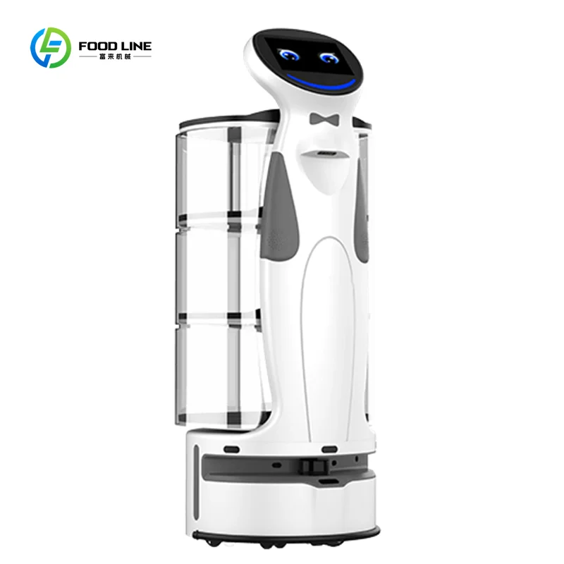Robot Intelligente Personalizzato per la Consegna di Cibo con Sistema di Evitamento Ostacoli per Ristoranti, Hotel, Caffè e Servizi di Catering - immagine 2