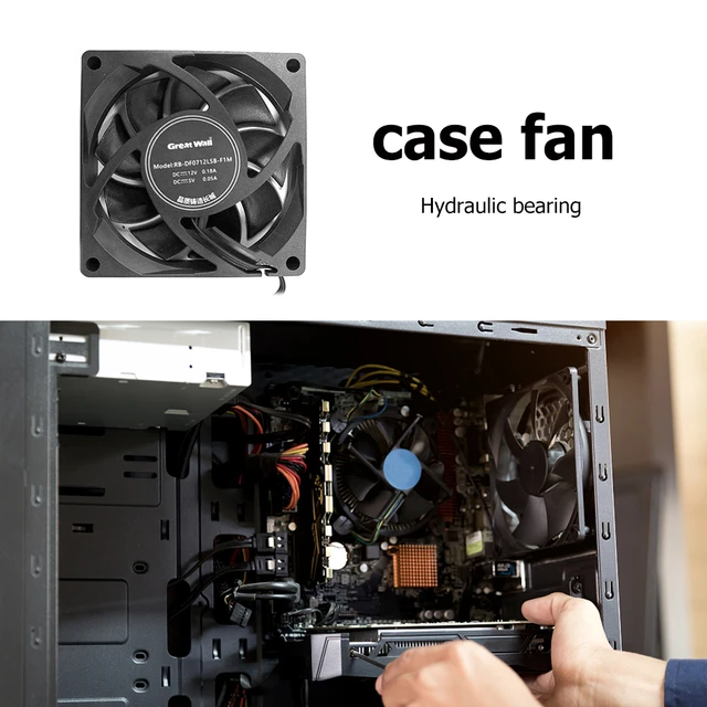 Ventilateur de refroidissement pour processeur AMD, silencieux, châssis de  bureau, dissipateur de chaleur, refroidisseur de boîtier PC, 60mm 70mm 80mm  90mm - AliExpress