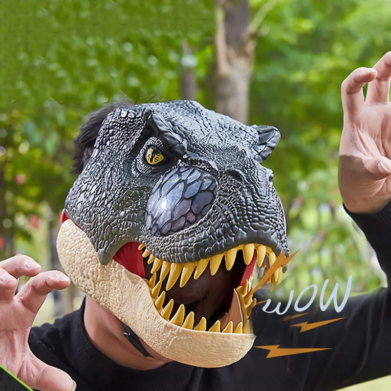 Halloween 3D Dinosaur Mask, Role Play Adereços, Desempenho Chapelaria,  Jurassic World, Raptor, Dino Festival, Presentes de Carnaval - AliExpress